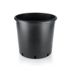 30 Litre Yuvarlak Siyah Saksı 360x360mm - 10 Adet