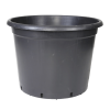 75 Litre Yuvarlak Siyah Saksı 570x430mm – 10 Adet