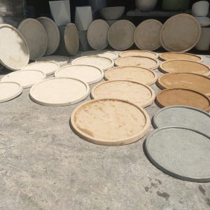 Hafif Beton Saksı Altlığı – 71cm