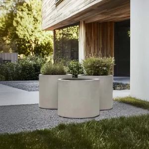 Silindir Beton Saksı – 50x50cm