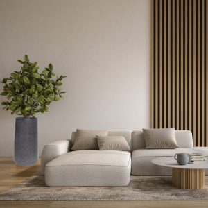 Boyuna İnce Uzun Büyük Beton Saksı - 1 Metre