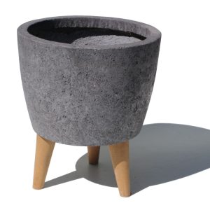Ayaklı Beton Saksı - 40x30cm
