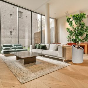 Büyük Beton Salon Saksısı - 100Litre - 50x70cm