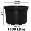 En Büyük Saksı - Dev Saksı - 1500 Litre - 5 Adet