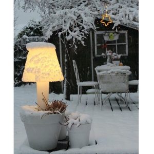 Elho - PURE Işıklı Saksı 50cm ŞEFFAF